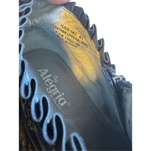 Algeria Hannah ankle booties size 41 (US 10.5 / 11 ) floral ruffle - EUC - Picture 3 of 12